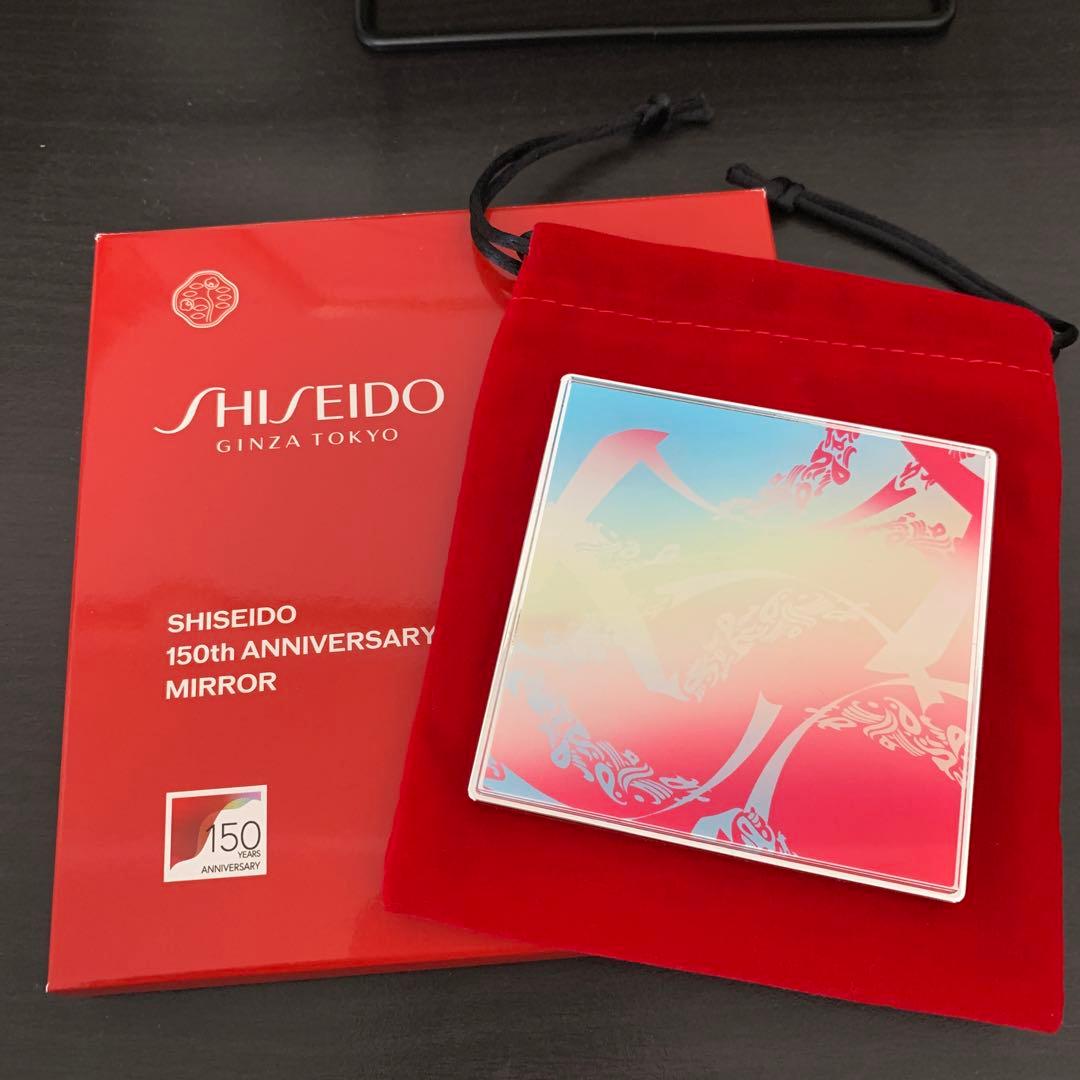 新品・未使用】資生堂☆150周年記念限定デザイン SHISEIDOミラー