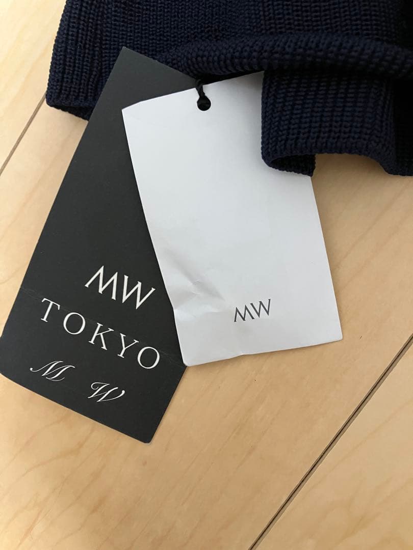 MW TOKYO タグ付き リサイクル ポリエステル フリルリブ ニット - メルカリ