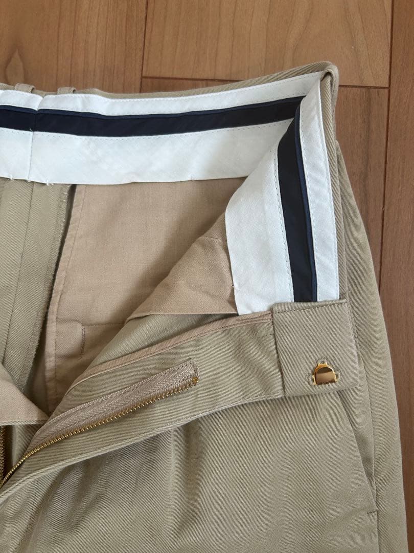 6 ロク　チノパン　コットンチノパンツ　34