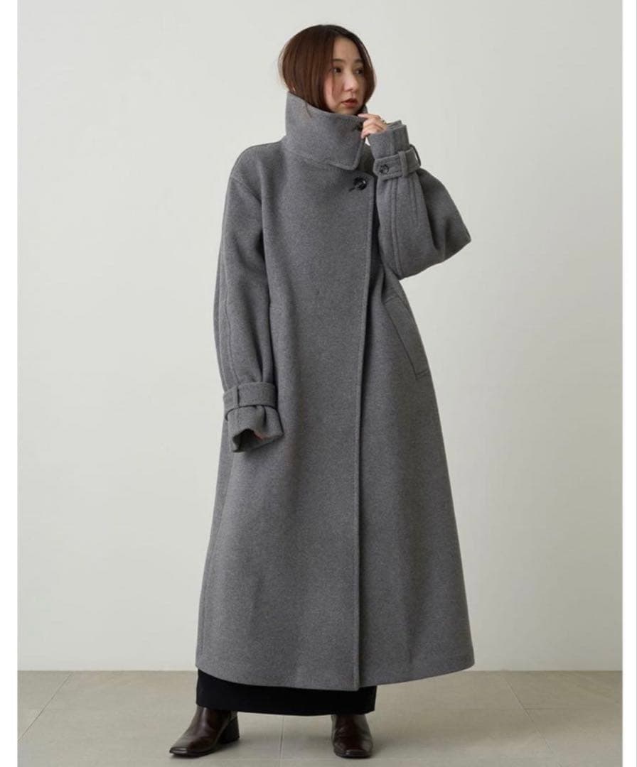 【セール中】FRAY I.D コートラボ限定 ボリュームスリーブコート グレー