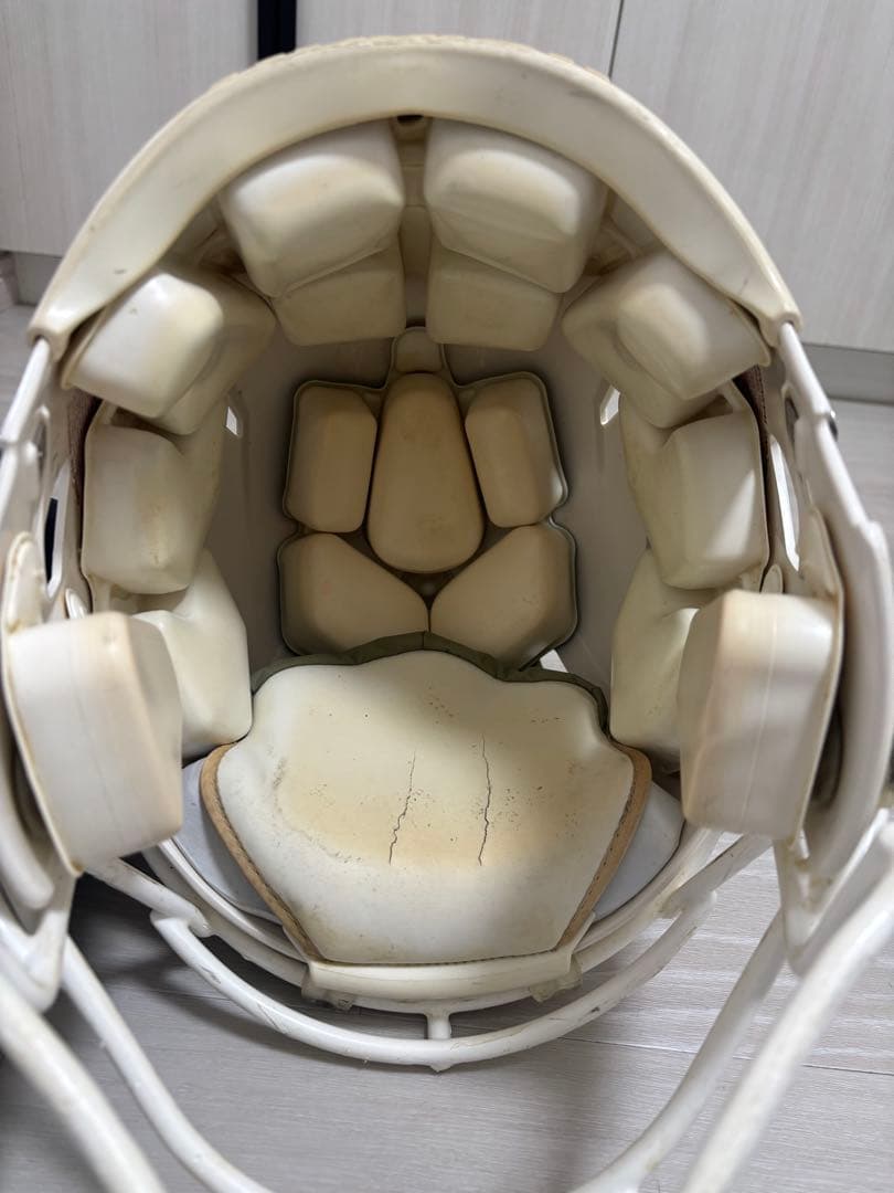 アメリカンフットボールヘルメット、ショルダーパッドセット