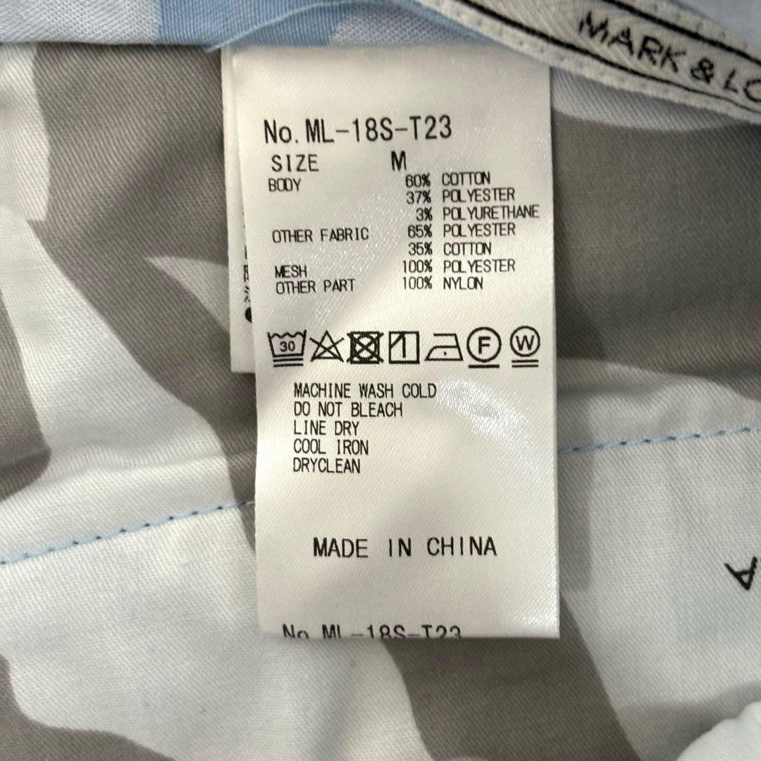 MARK & LONA マークアンドロナ　ゴルフパンツ　総柄　スカル　M