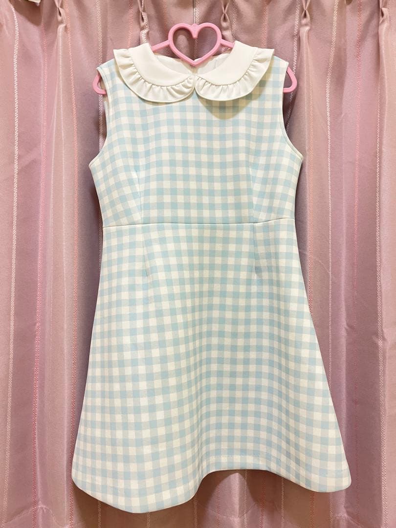 オンライン ショッピングファッション - jiltu petit frill dress 水色 M