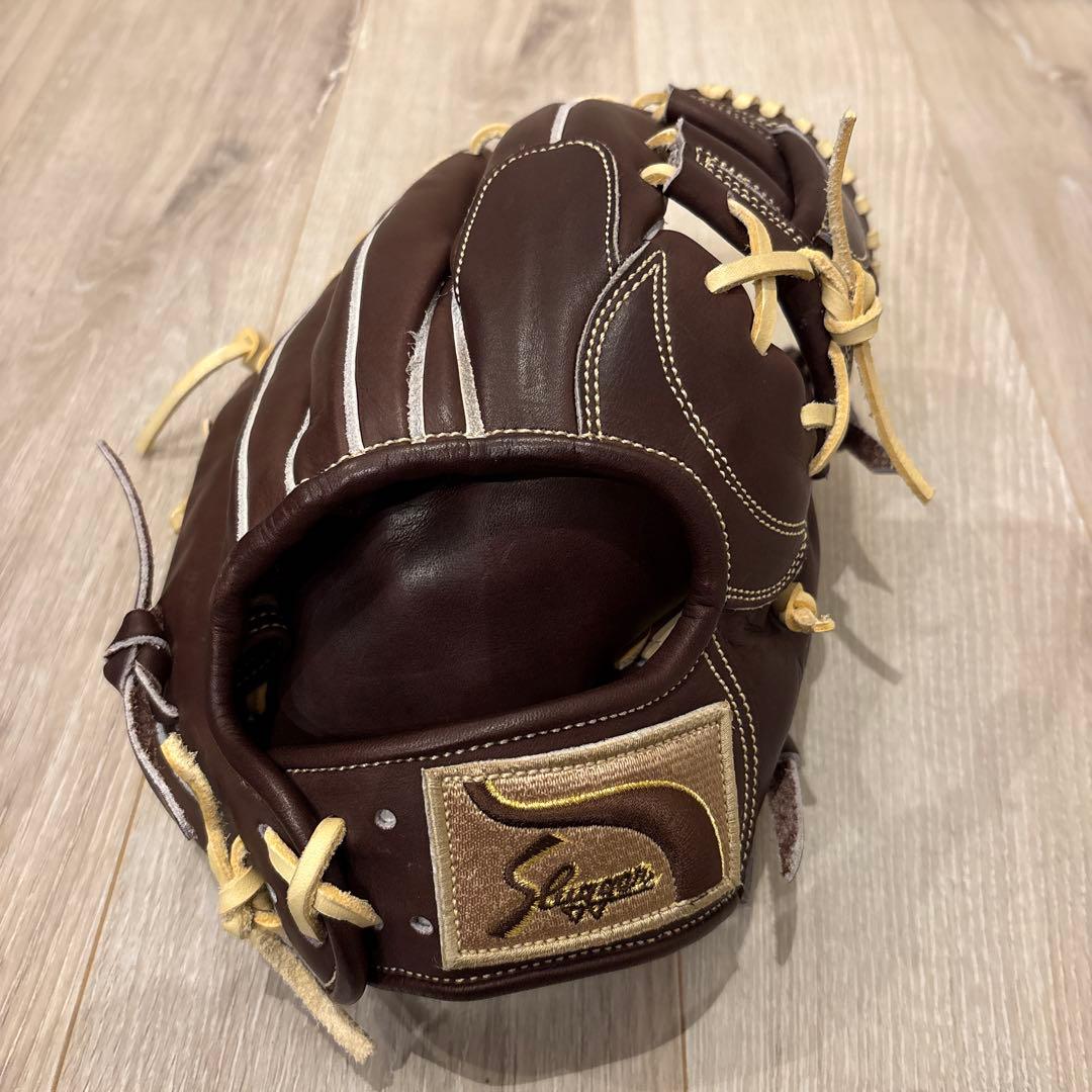 【ほぼ新品】久保田スラッガー 硬式用 オーダーグラブ 湯もみ済
