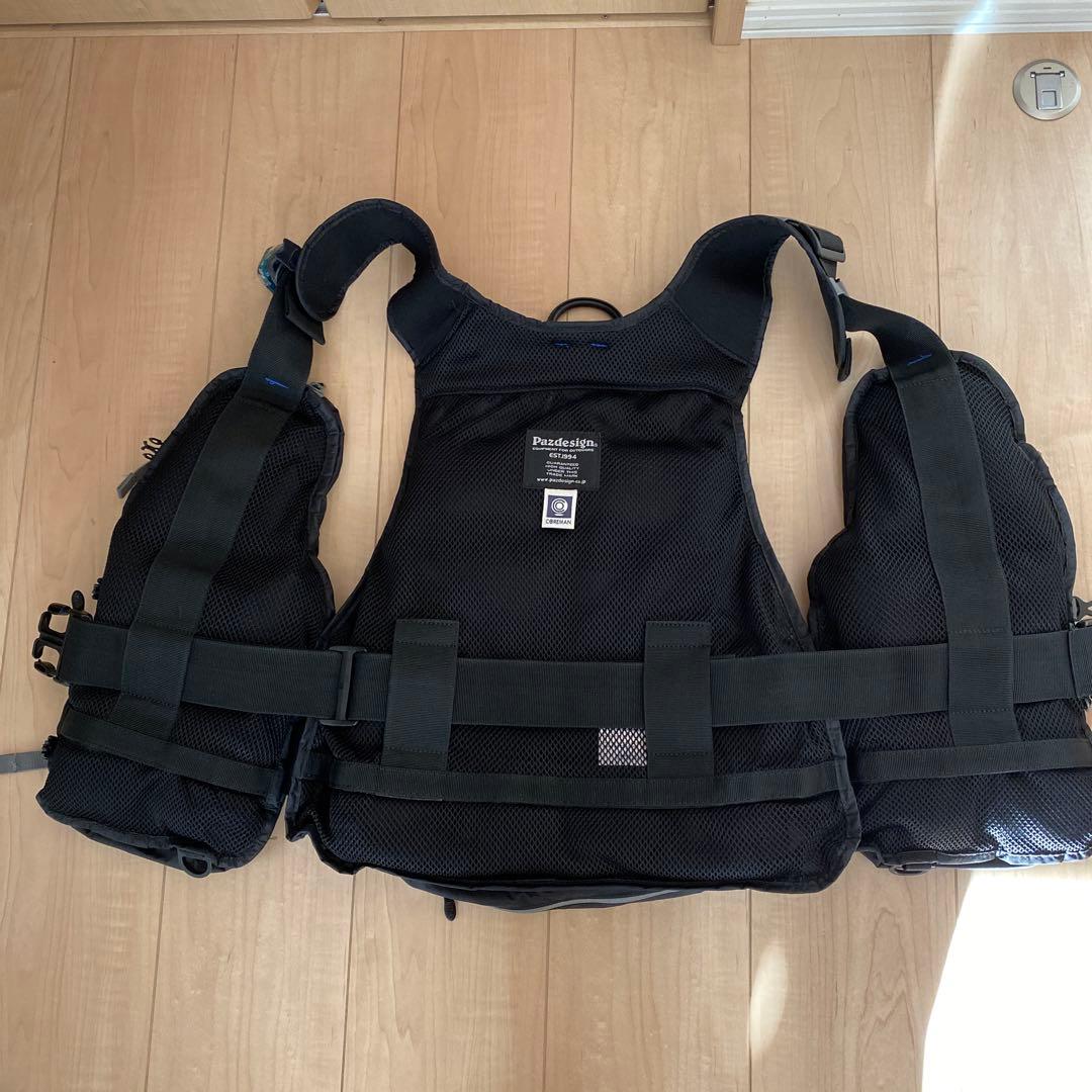 コアマンxパズデザイン スーパーライトベスト ブラック L108601942