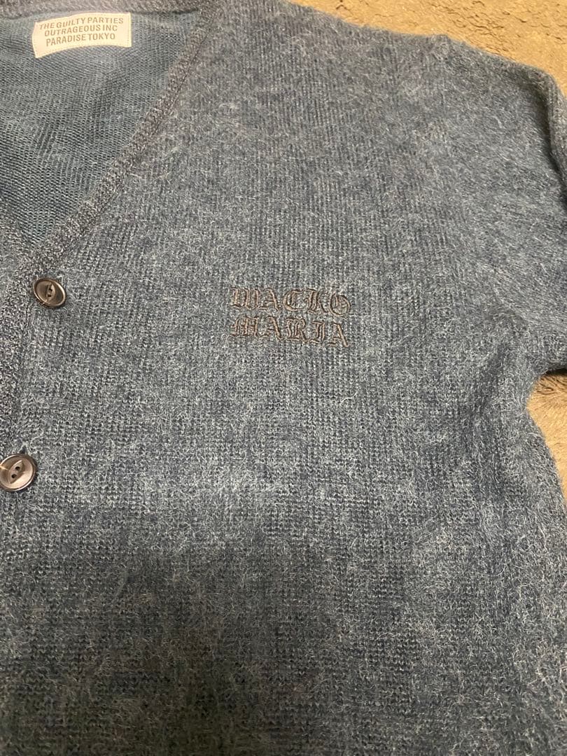 wacko maria モヘヤ　カーディガン