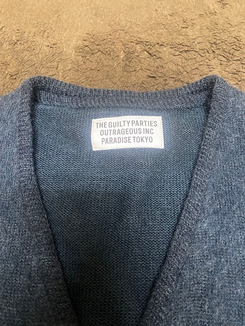 wacko maria モヘヤ　カーディガン