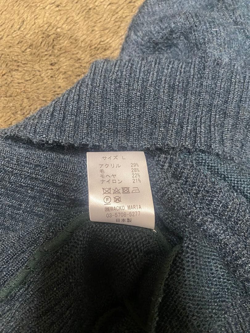 wacko maria モヘヤ　カーディガン