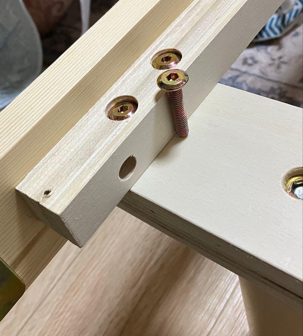 ニトリ　すのこ　ダブルベッド