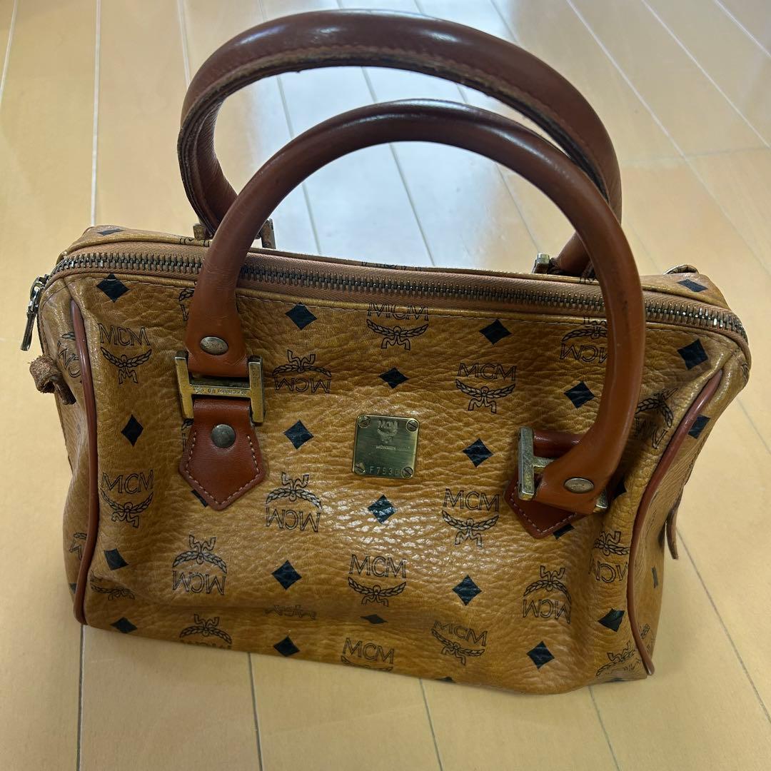Vintage MCM Boston Bag ヴィセトス柄 ミニボストンバッグ