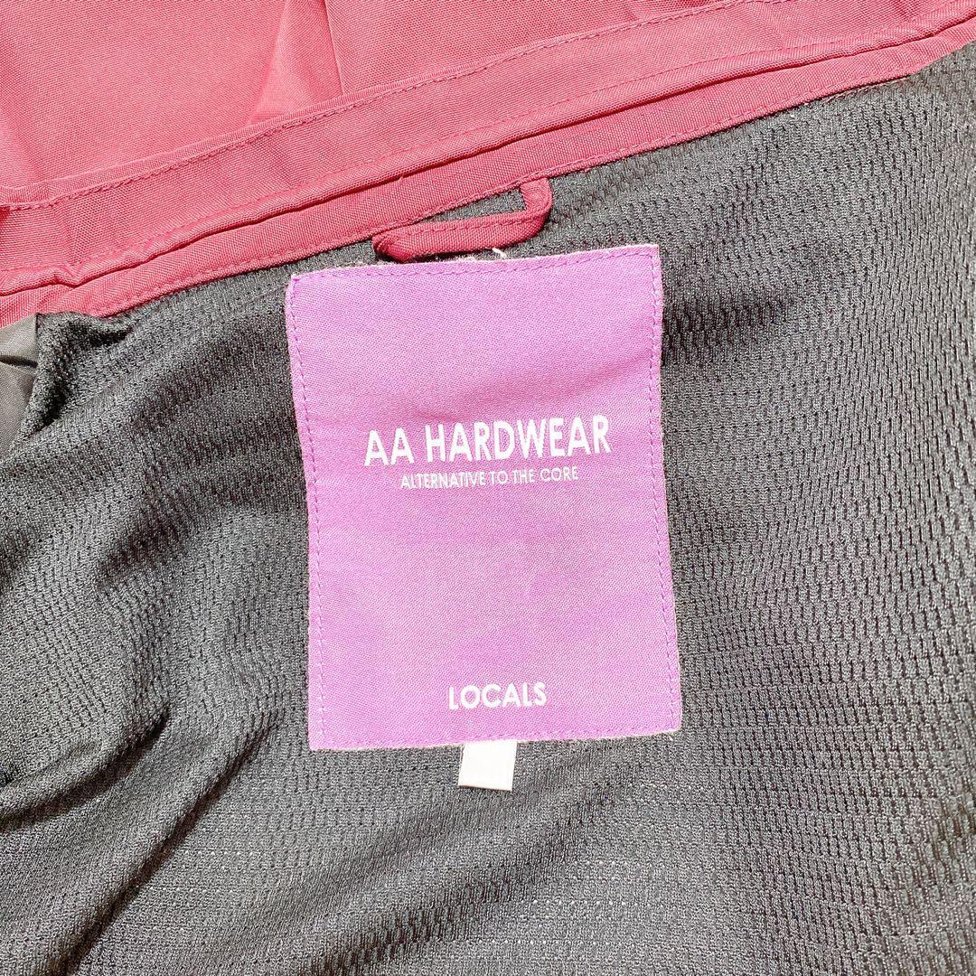 AA HARDWEARダブルエースノーボードウェアレディースバージャケットレッド