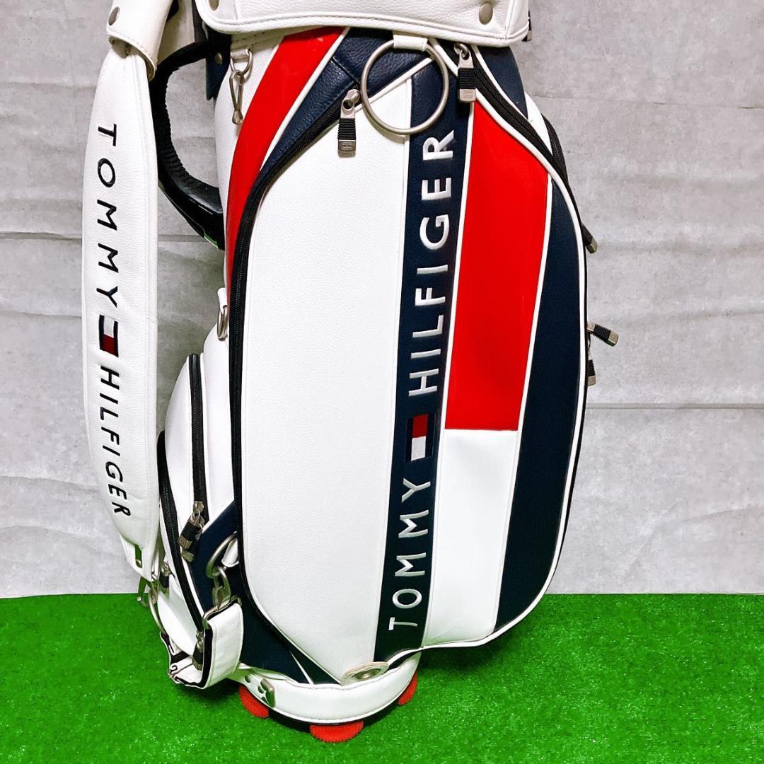   ゴルフ キャディバッグ トリコロール 9型 3点式
