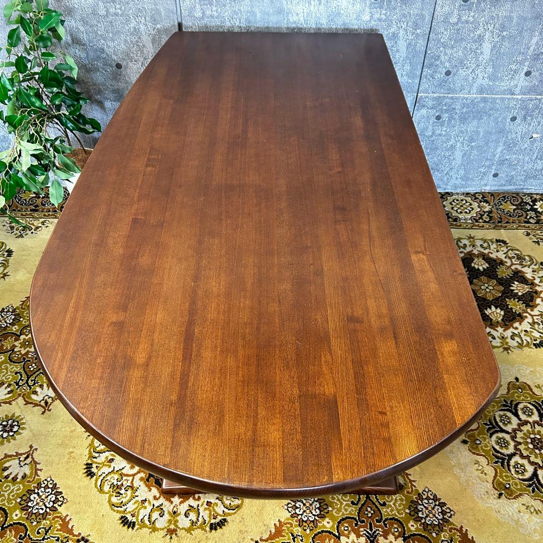 酒井製作所꧂収納付ダイニングテーブル&チェア4脚セット ビーンズ 楕円