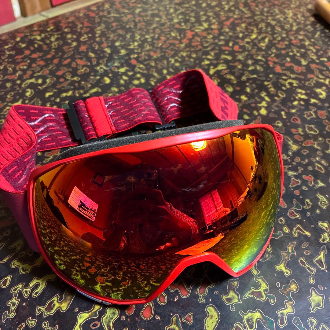 ATOMIC レッドミラーレンズ ゴーグル