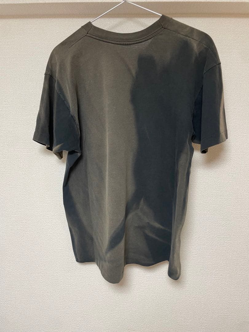 80s 90s USA製　胸ポケットTシャツ スーパーフェード　ブラック