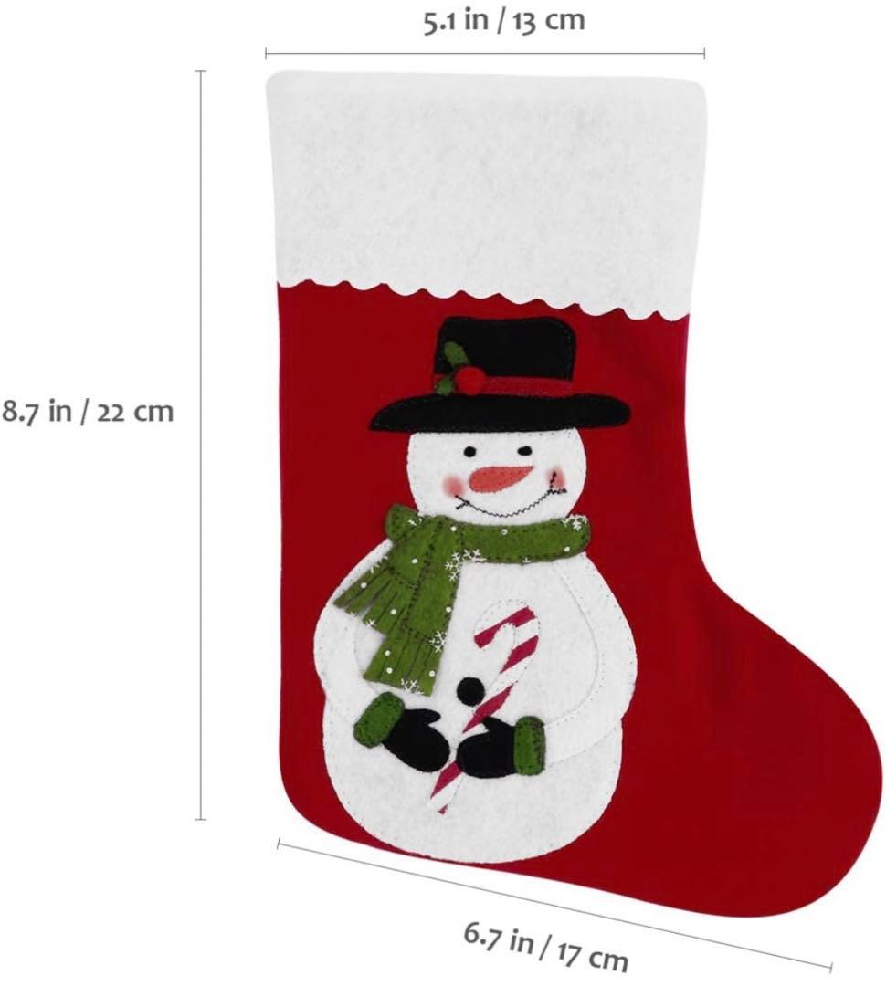 クリスマス 靴下 サンタクロース 雪だる クリスマス 靴下 ソックス サンタ