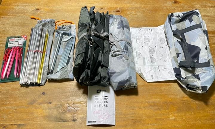 よぴ様【最終値下げ】LOGOS ソロドーム カモフラ柄