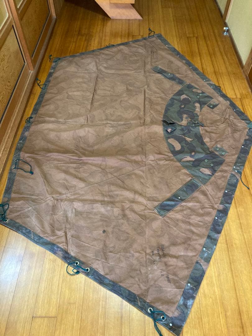 ハンガリー軍幕 3枚 軍幕 補修跡有 美品