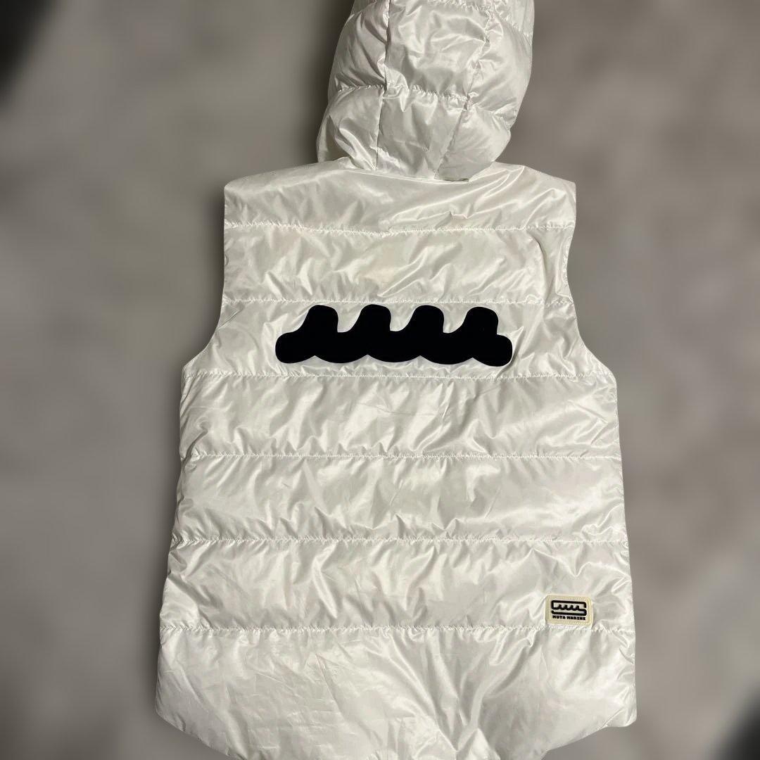 MUTA MARINE フード付きベスト ホワイト