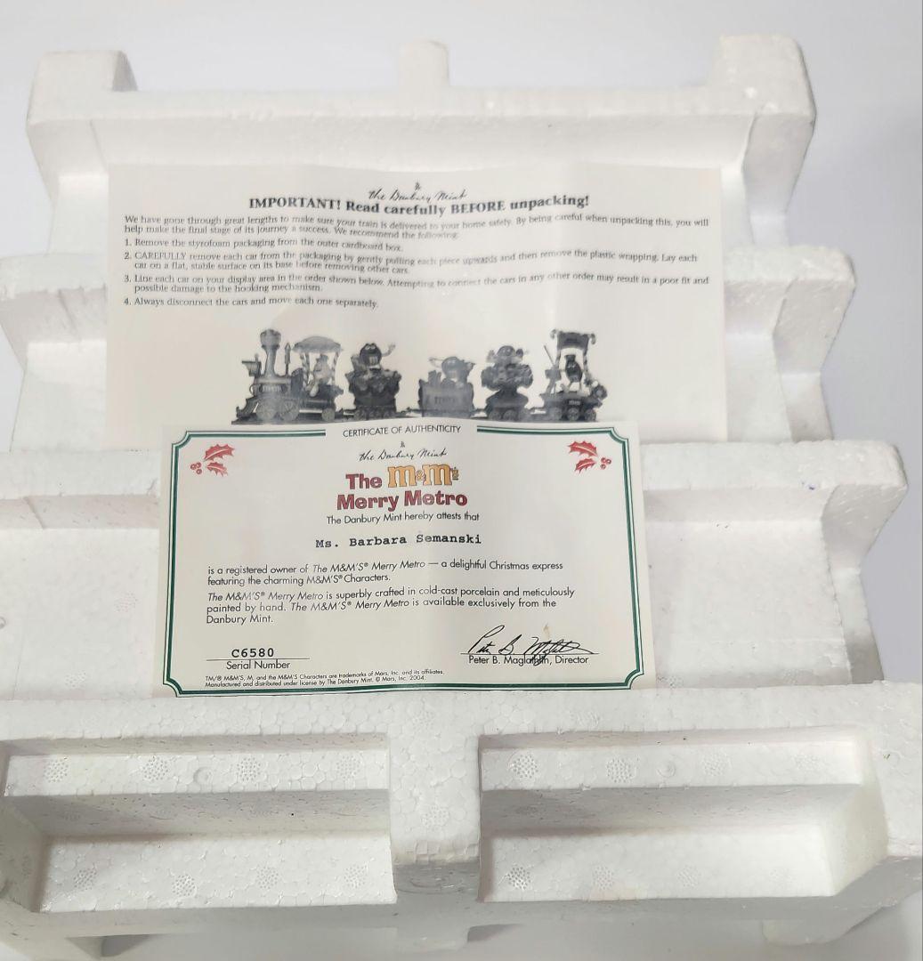 メリー メトロ クリスマス トレイン 5 点セット 置物ディスプレイ