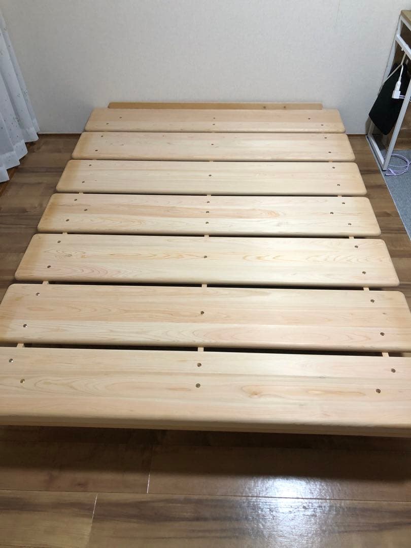 国産ひのき すのこベッド(ダブル)