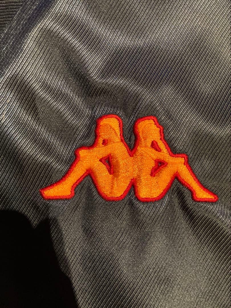 90s ASローマ Kappa ナイロンジャケット 2XL