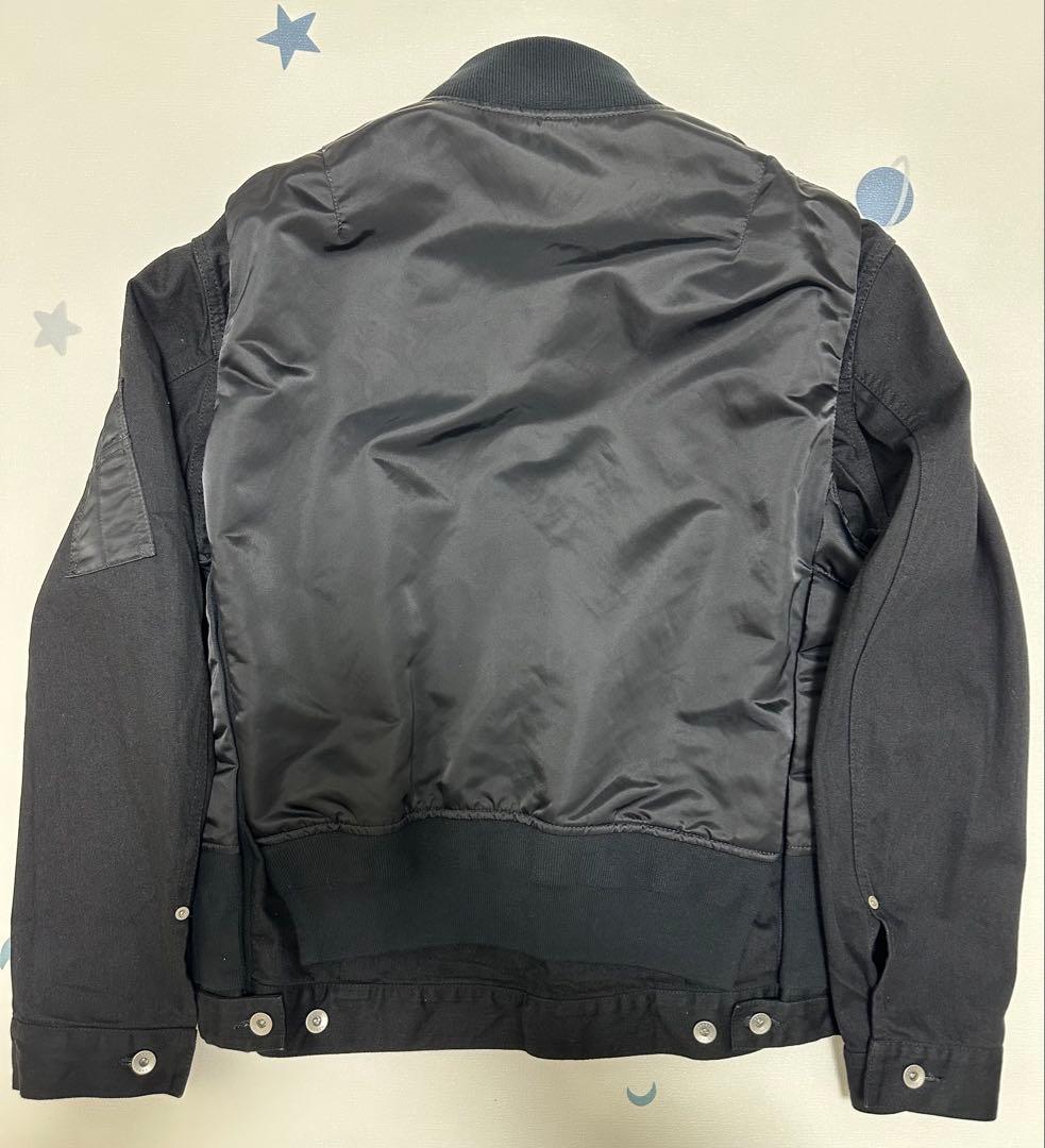 sacai 22AW Nylon Twill Mix Blouson デニム 2