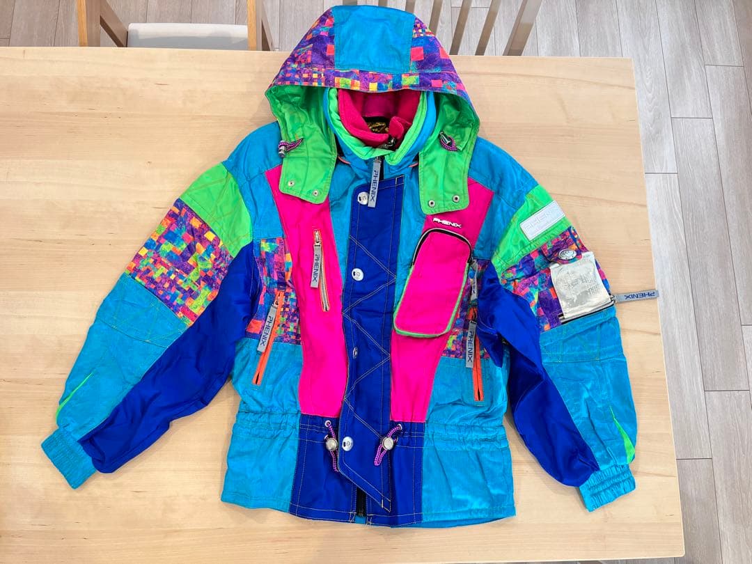 希少ヴィンテージ♪フェニックス　レディース　M L　スキーウェア　上下セット