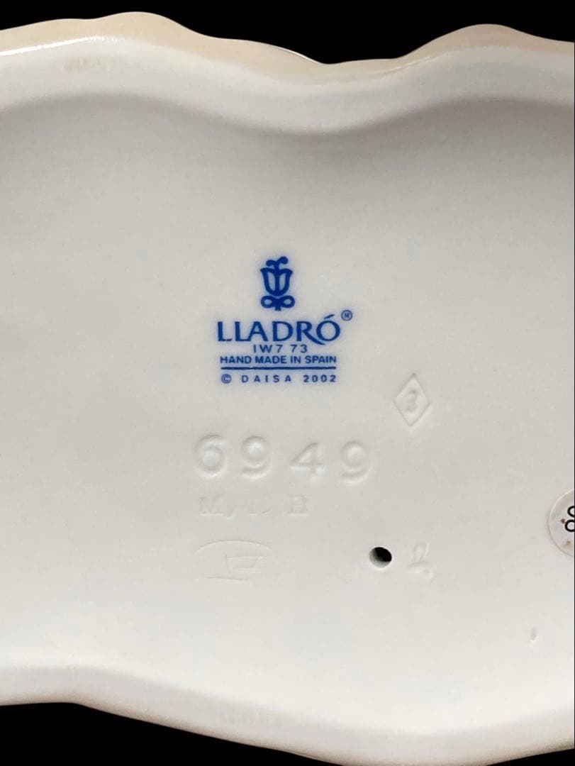 リヤドロ LLADRO 仲良しの2人 陶器人形 花と少女 置物(W)