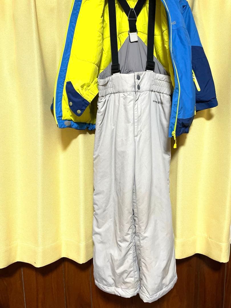 mont-bell ウィンタースポーツウェアセットアップ110-130センチ