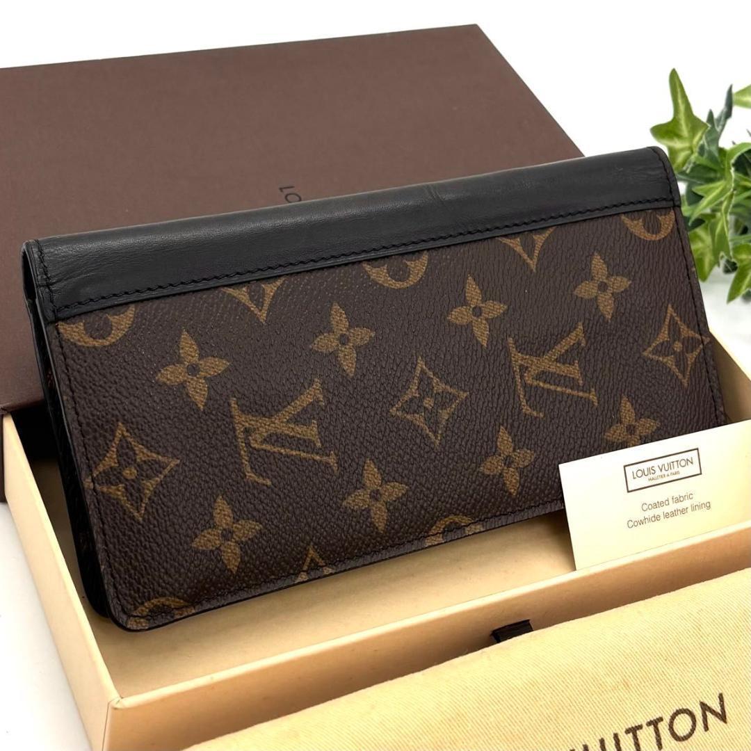 【付属品付き】ルイヴィトン モノグラム マカサー ポルトフォイユ タノン 長財布