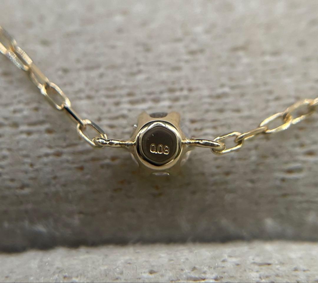 JK185★高級 ダイヤモンド0.08ct K18 ブレスレット