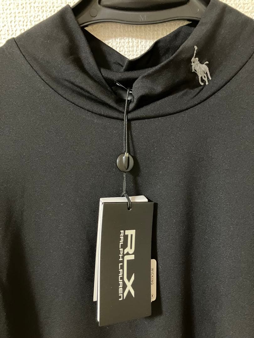 RLX ゴルフ テーラード フィット パフォーマンス モックネック シャツ M