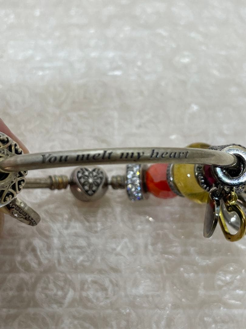 PANDORA ブレスレット　チャーム付き