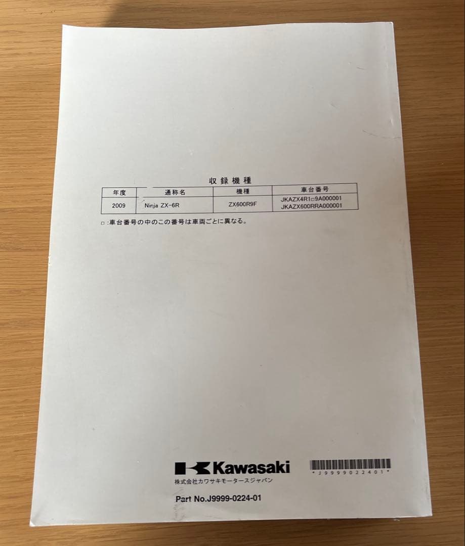 ZX-6R サービスマニュアル