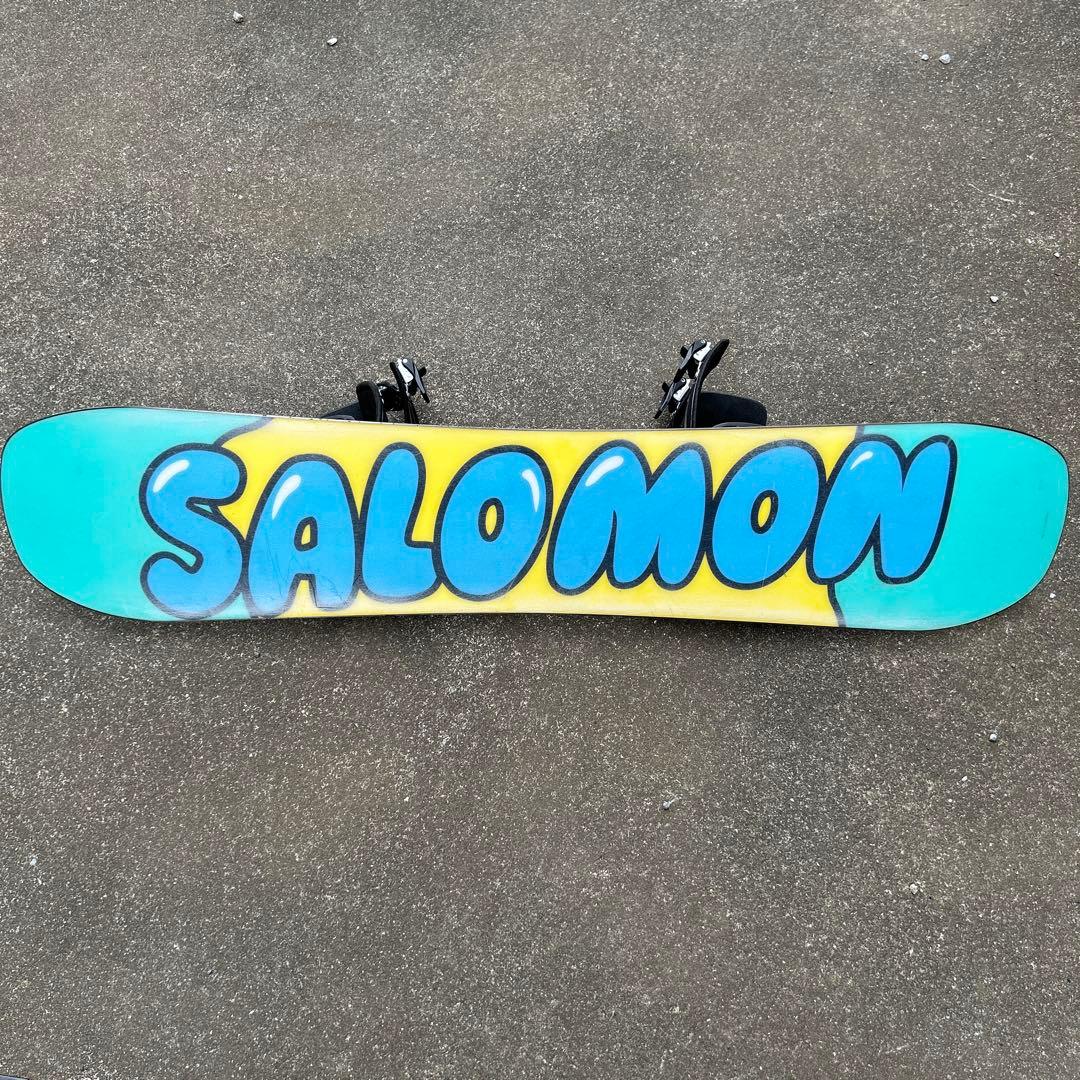 SALOMON ボード&ビンディング　リーシュコード　スノボバック　4点セット