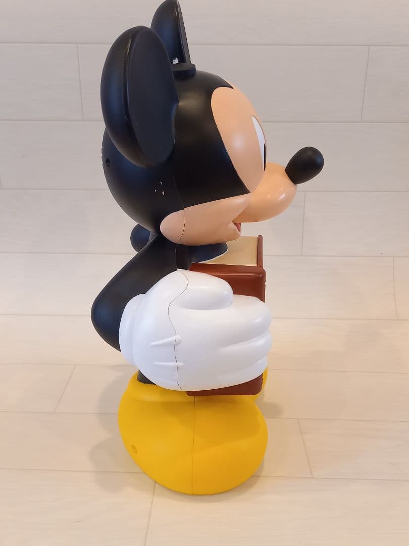 希少　ミッキーマウス　目覚まし時計　ディズニータイム　音声報時クロック　レトロ