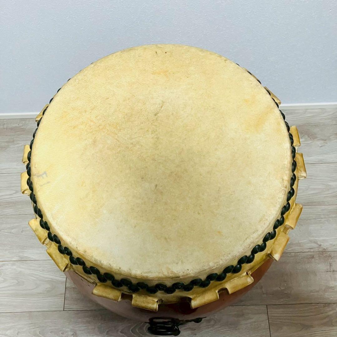 長胴太鼓 和太鼓 一尺6寸　打面48㎝　高さ60㎝①