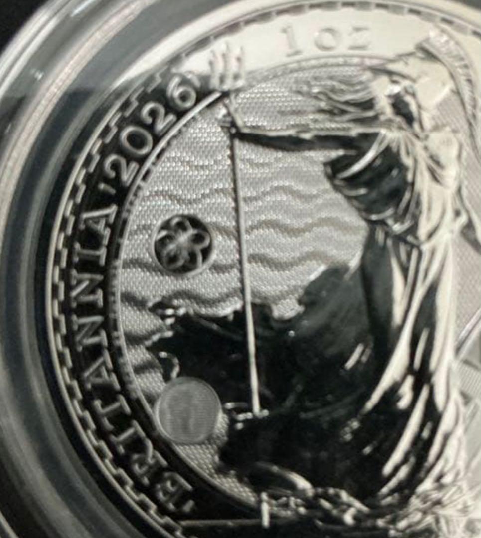 日本限定 桜ブリタニア イギリス 2026 ブリタニア 1オンス 銀貨 白銀桜