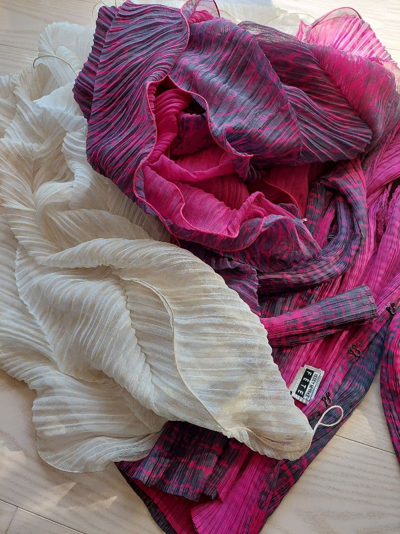 難アリ▪︎ISSEY MIYAKE FETE▪︎2枚布のプリーツ2.6m