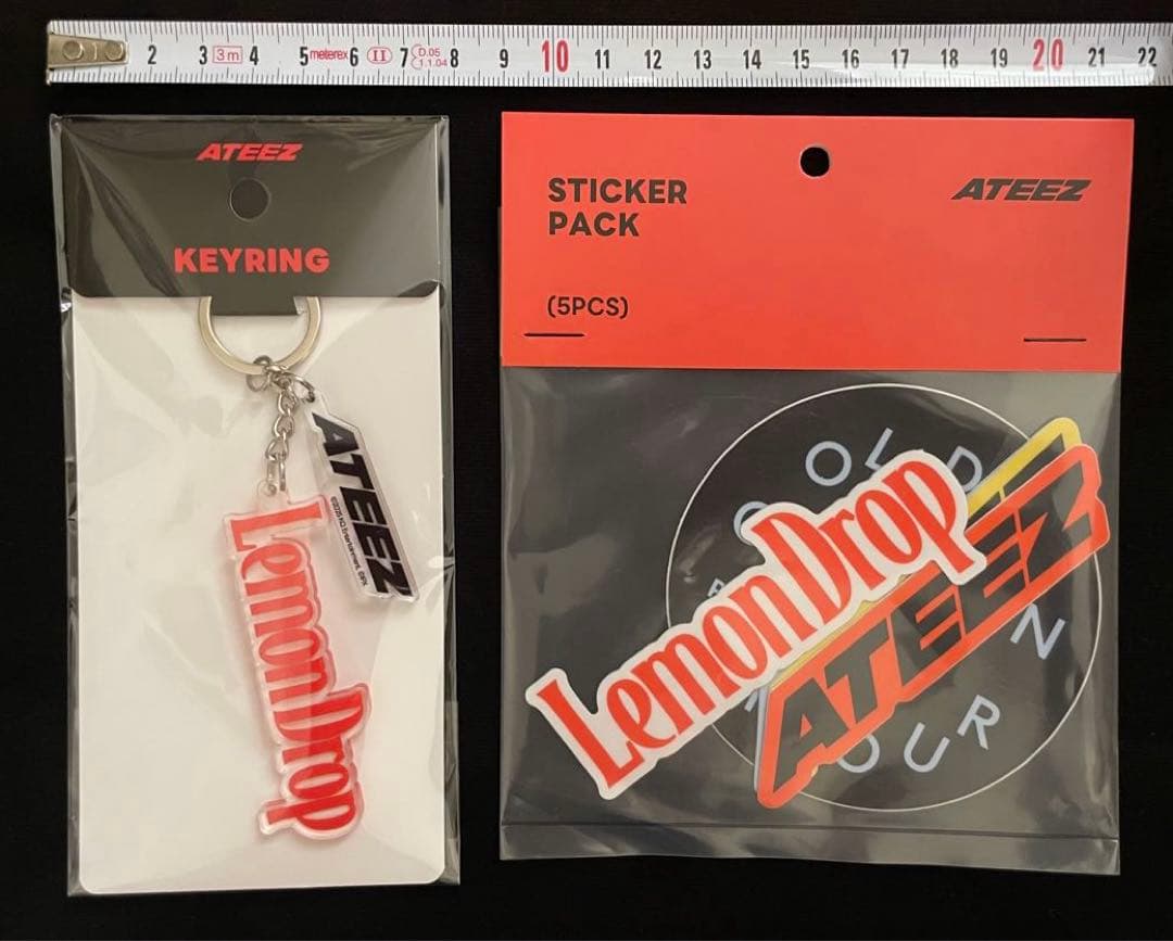 ATEEZ \"LemonDrop\" US限定トート、ステッカー、キーリング　新品