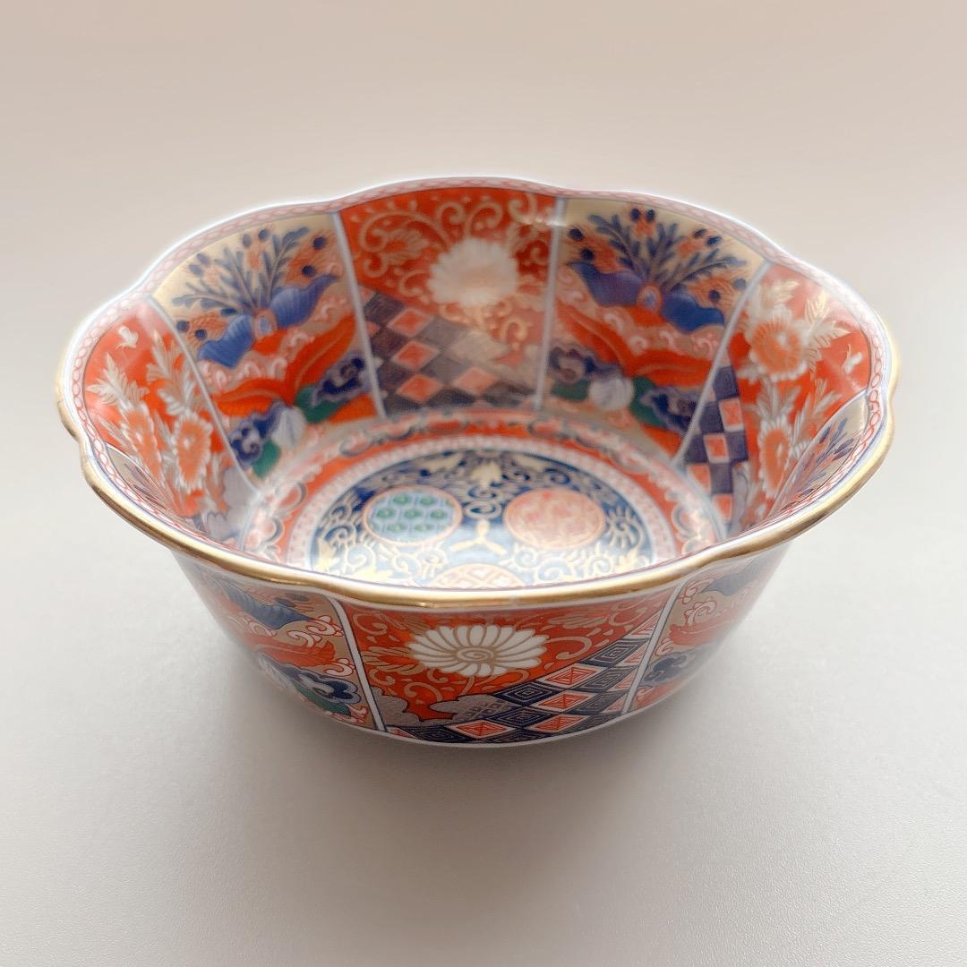 希少　美濃焼 金彩　金襴手　入れ子鉢　kaikai カイカイ 古伊万里　赤絵