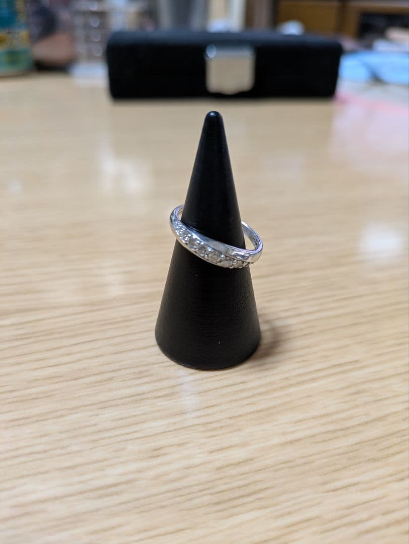 K18WG　0.4ctダイヤモンドリング H&Q