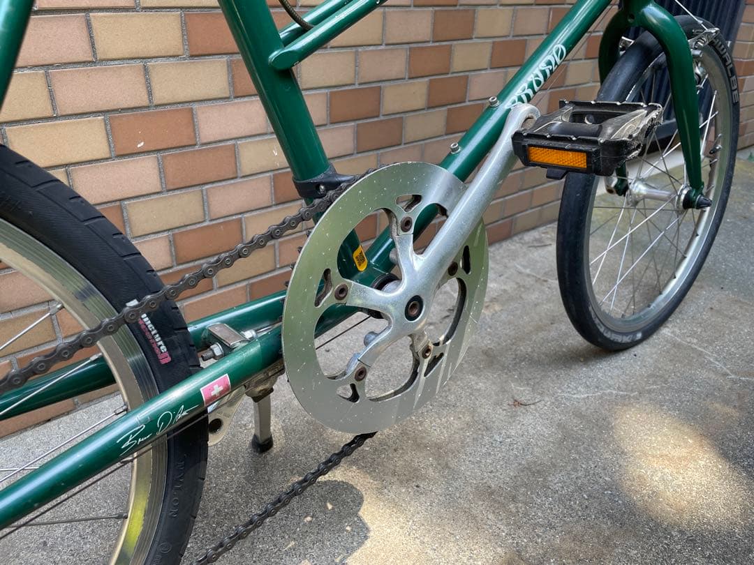 [引取限定]bruno mixte グリーン ミニベロ