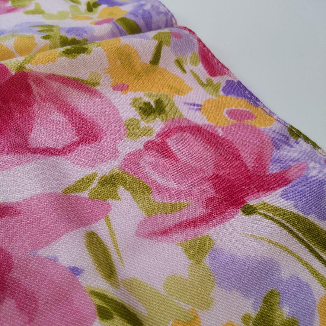 極美品 ロロピアーナ カシミヤ シルク 花柄 大判 ストール スカーフ マフラー