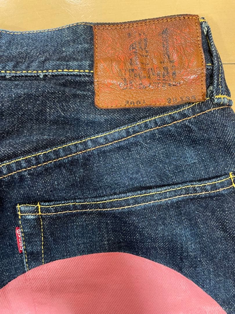 EVISU No.1 Lot.2001 W29×L35 ピンク大黒 ビッグカモメ