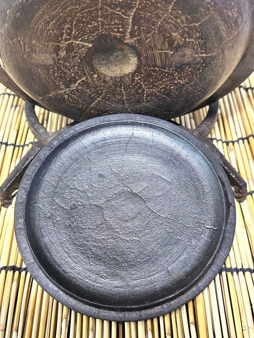 未使用品　付属品付　南部盛岡釜定工房造　１５型　南部鉄瓶　南部鉄器　鉄瓶