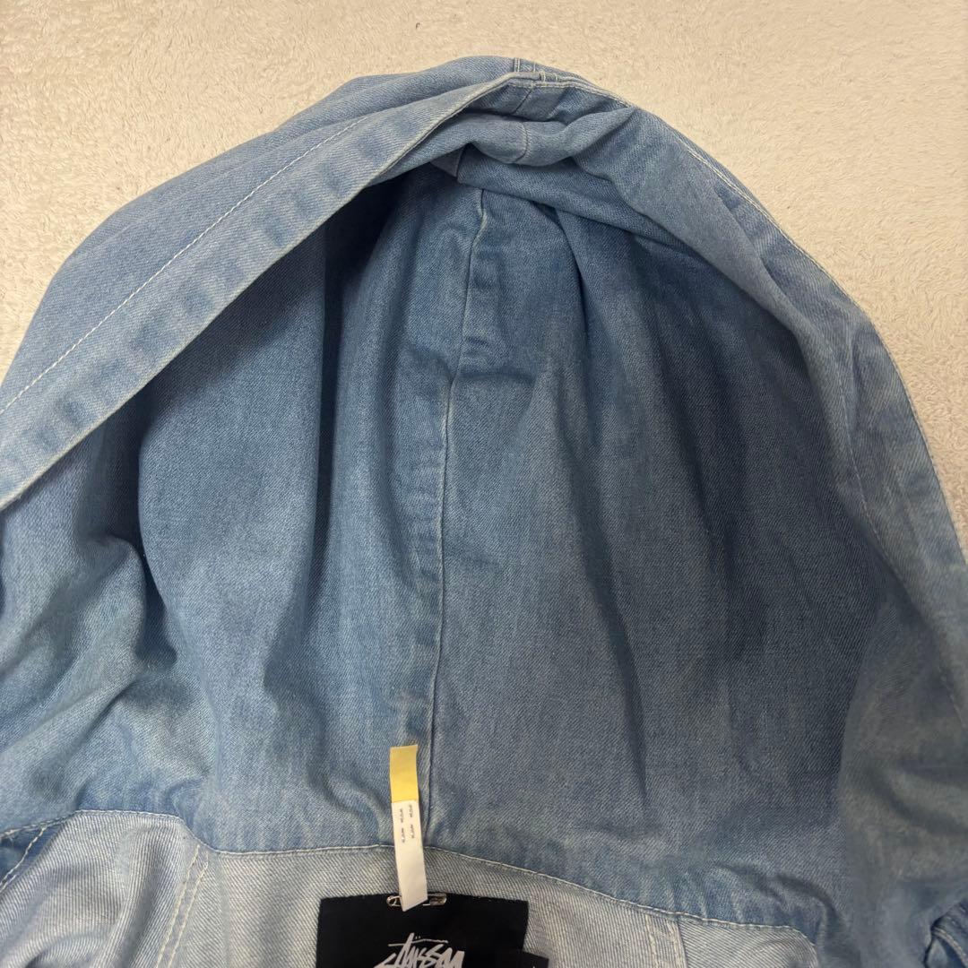 STUSSY ステューシー デニム モッズパーカーコート L 良品