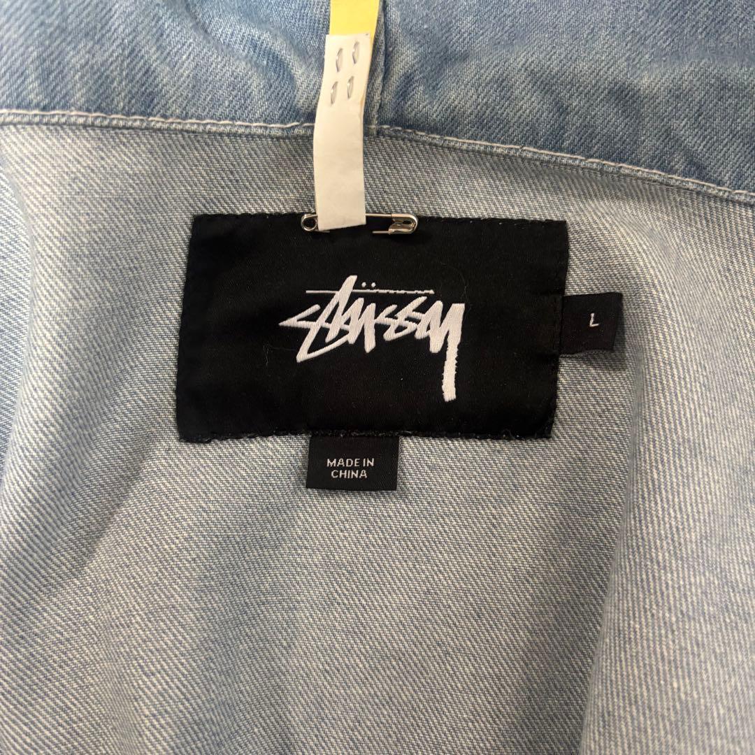 STUSSY ステューシー デニム モッズパーカーコート L 良品