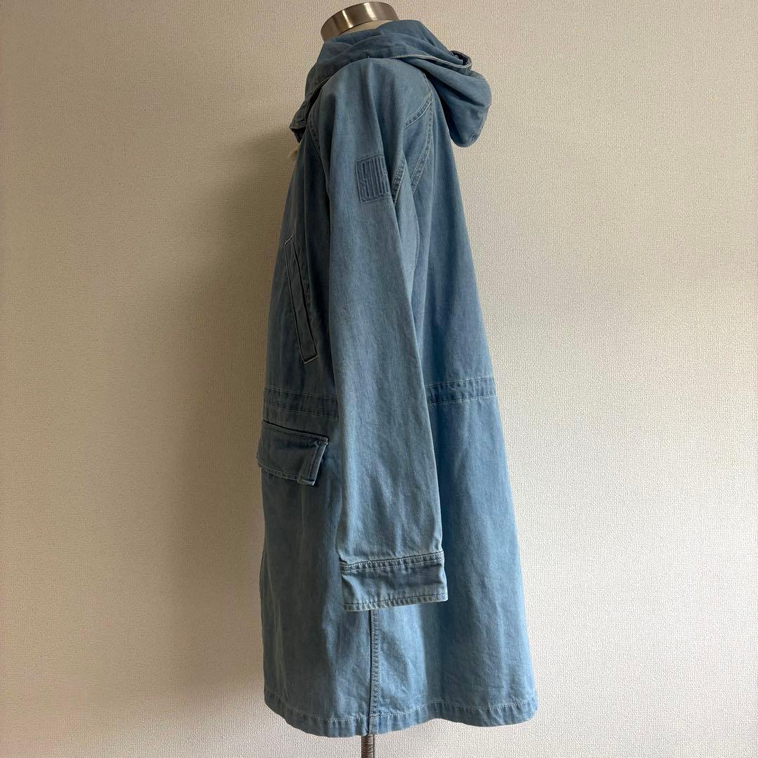 STUSSY ステューシー デニム モッズパーカーコート L 良品